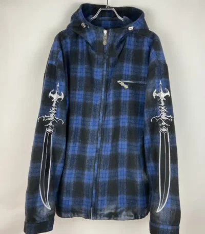 Timothée Chalamet Flannel Zip Up Jacket