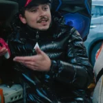 W Magazine Timothee Chalamet Black Puffer Jacket
