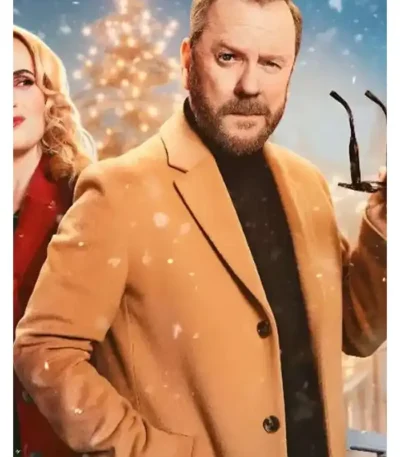 Tinsel Town Kiefer Sutherland Brown Coat
