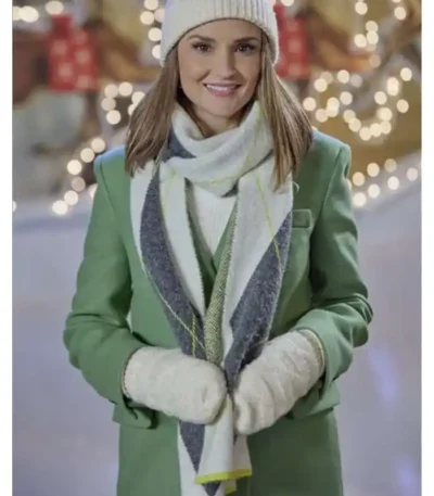 Tis the Season to be Merry Rachael Leigh Cook Green Coat