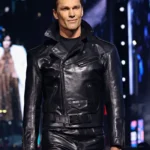 Tom Brady Catwalk Black Leather Jacket
