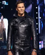 Tom Brady Catwalk Black Leather Jacket