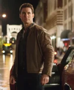 Tom Cruise Jack Reacher Leather Brown Jacket