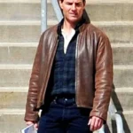 Tom Cruise Jack Reacher Leather Brown Jacket