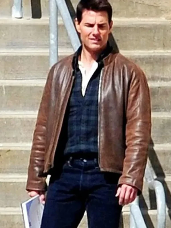 Tom Cruise Jack Reacher Leather Brown Jacket