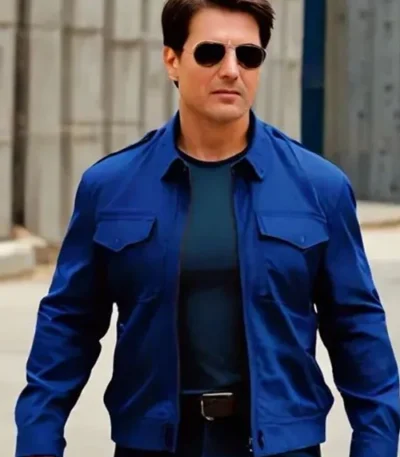 Tom Cruise Mission Impossible Blue Jacket