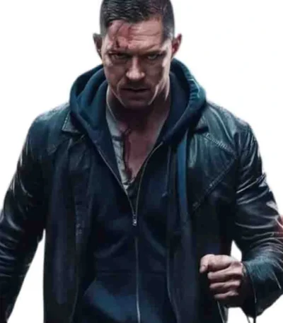 Tom Hardy HAVOC Black Leather Blazer