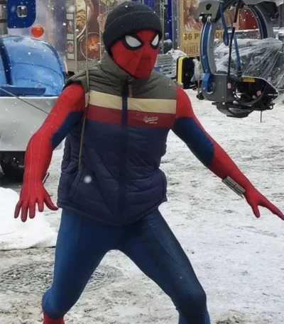 Tom Holland Spider-Man Brand New Day Puffer Vest