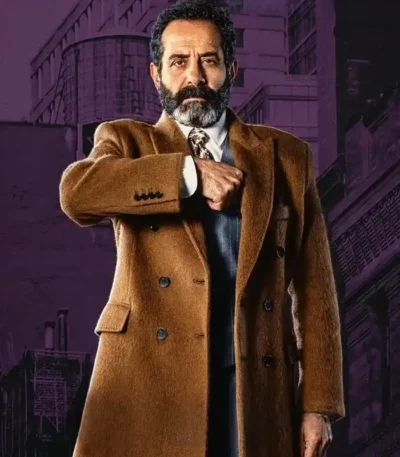 Tony Shalhoub Play Dirty Brown Coat