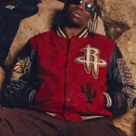 Travis Scott Houston Rockets Varsity Jacket
