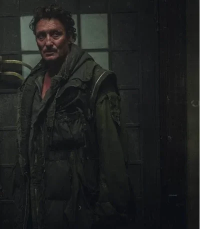 Tribes of Europa Moses Black Parachute Long Coat