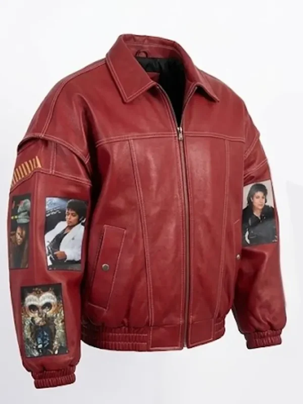 Tribute to Michael Jackson Red Leather Jacket