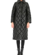 Truth Leather Quilted black Coat