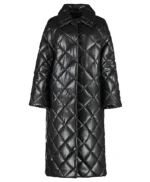 Truth Leather Quilted black Coat