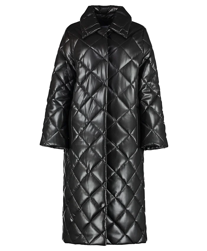 Truth Leather Quilted black Coat Truth Leather Quilted black Coat