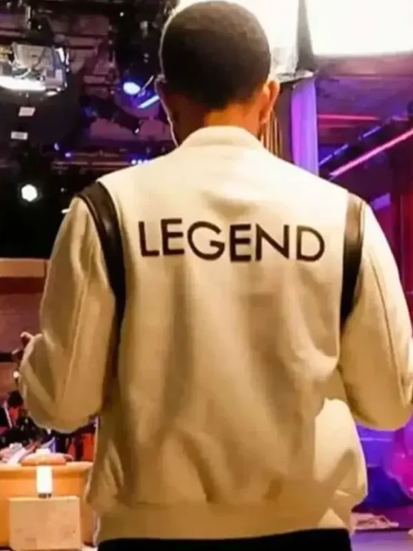 The Voice S29 John Legend White Bomber Jacket