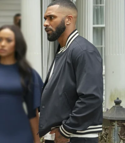 Tyler Lepley Tyler Perry’s Duplicity Varsity Jacket
