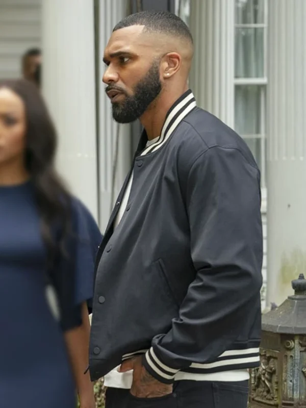 Tyler Lepley Tyler Perry’s Duplicity Varsity Jacket