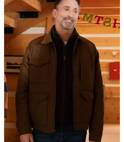 Tyler Perry’s Finding Joy Jeffery Thomas Johnson Brown Jacket