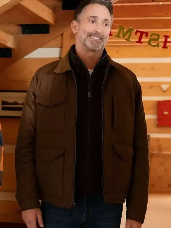 Tyler Perry’s Finding Joy Jeffery Thomas Johnson Brown Jacket