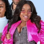 Tyler Perry’s Finding Joy Littia Cropped Pink Jacket