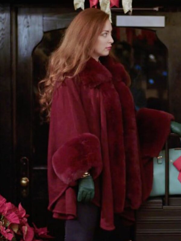 Vanessa Christmas Couples Retreat Fur Long Coat