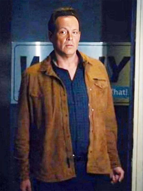 Vince Vaughn Nonnas Brown Jacket