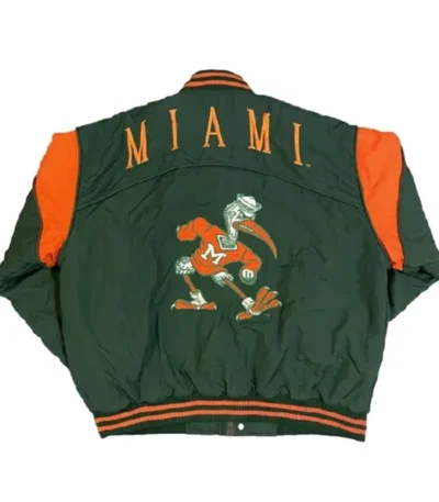 Vintage 1990s Miami Hurricanes Varsity Jacket