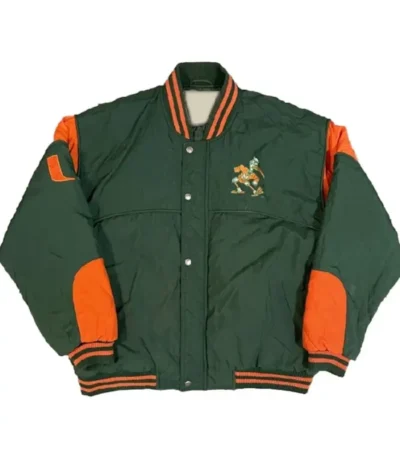 Vintage 1990s Miami Hurricanes Varsity Jacket