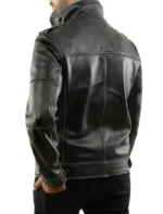Vintage Black Leather Rider Jacket