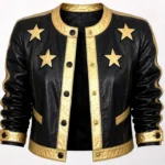 Vintage Golden Star Leather Jacket