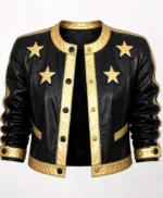 Vintage Golden Star Leather Jacket