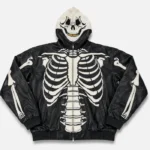 Vintage Vilanto Skeleton Leather Jacket