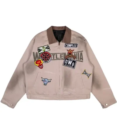 WWE WrestleMania 42 Tan Work Jacket