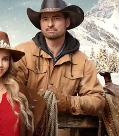 Warren Christie A Royal Montana Christmas Brown Jacket