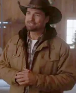 Warren Christie A Royal Montana Christmas Brown Jacket