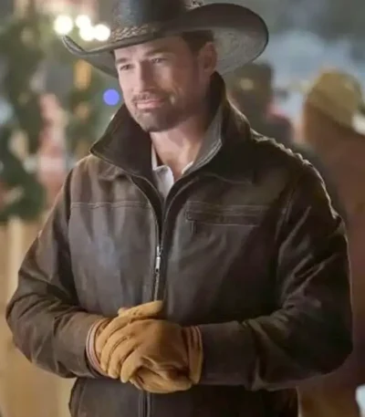 Warren Christie A Royal Montana Christmas Leather Jacket