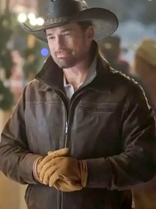 Warren Christie A Royal Montana Christmas Leather Jacket