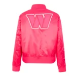 Washington Commanders Triple Pink Satin Jacket