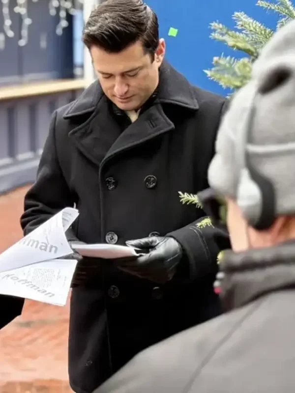 Wes Brown A Newport Christmas Black Peacoat