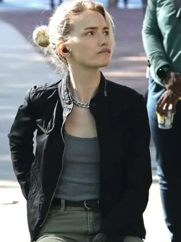 Willa Fitzgerald Relay Black Cotton Jacket