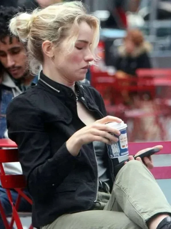 Willa Fitzgerald Relay Black Cotton Jacket