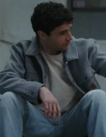 Wolf Man Christopher Abbott Grey Wool Coat
