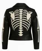 Women Skeleton Leather Cosplay Jacket
