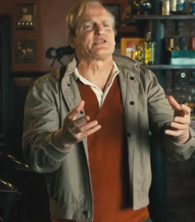 Woody Harrelson Ella McCay Bomber Jacket