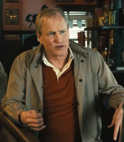 Woody Harrelson Ella McCay Bomber Jacket