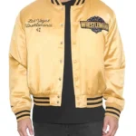 WrestleMania 41 Gold Satin Jacket