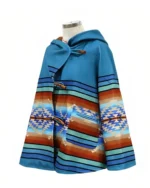 Yellowstone Beth Dutton Blue Hooded Wool Coat