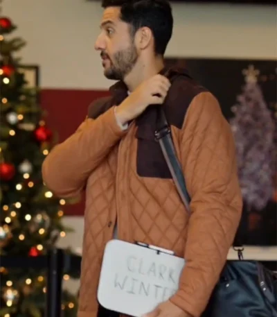 Zach Smadu Mom’s Christmas Boyfriend Quilted Jacket