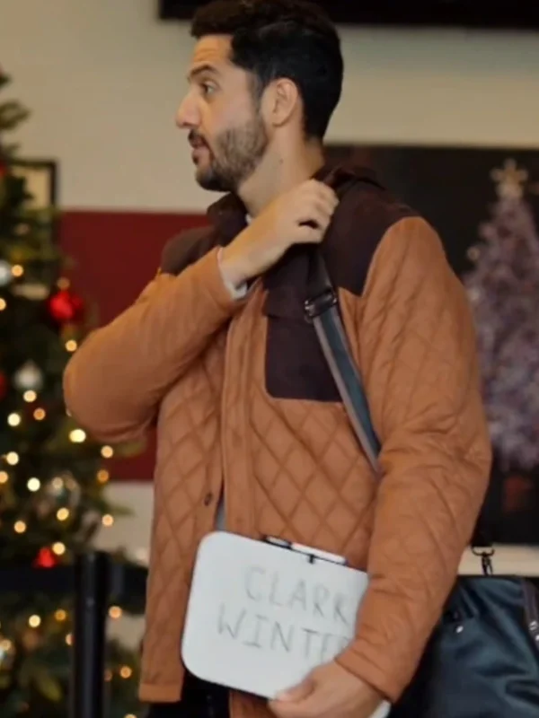 Zach Smadu Mom’s Christmas Boyfriend Quilted Jacket